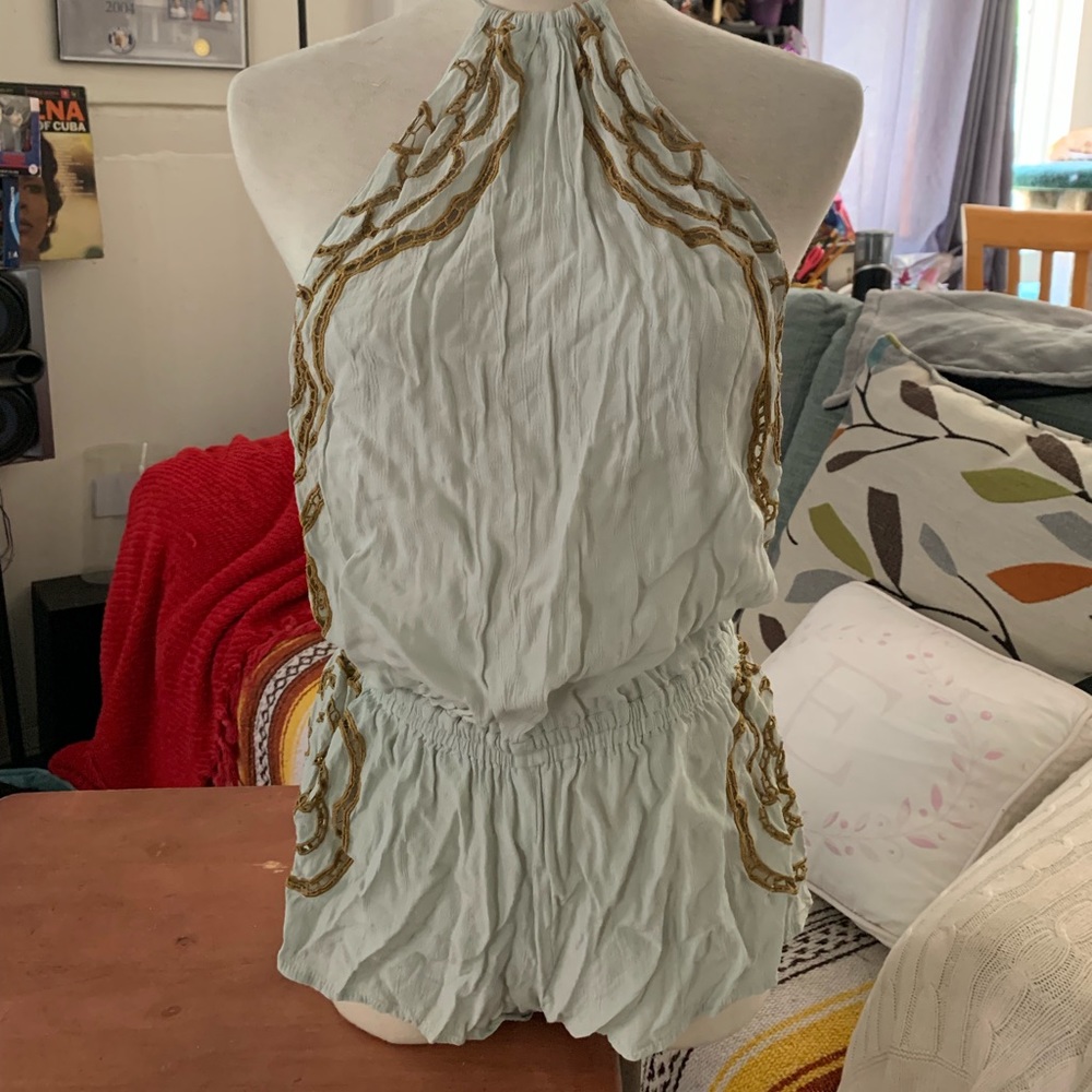 Free People open back romper